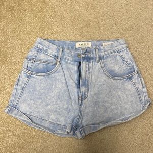 Pacsun Light Acid Wash Mom Short